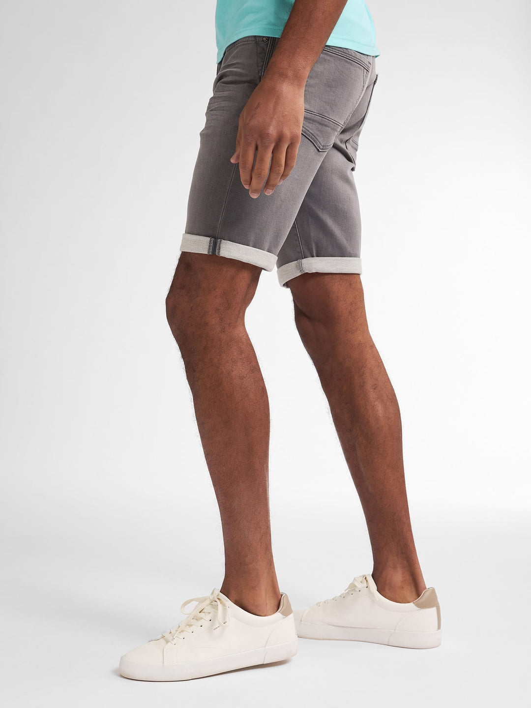 Petrol men M-ROS-SHO001 short denim heren - grijs - Grey Denim
