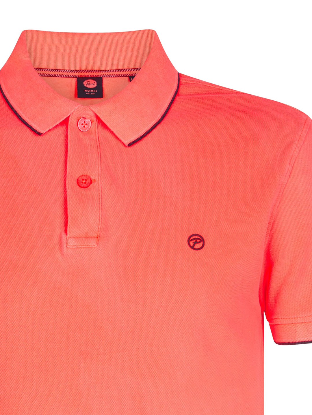 Petrol men M-ROS-POL003 polo k/m neon oranje – heren