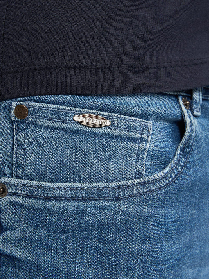 Petrol men SEAHAM 5873 L32 jeans slim fit heren - Blue Denim - L32