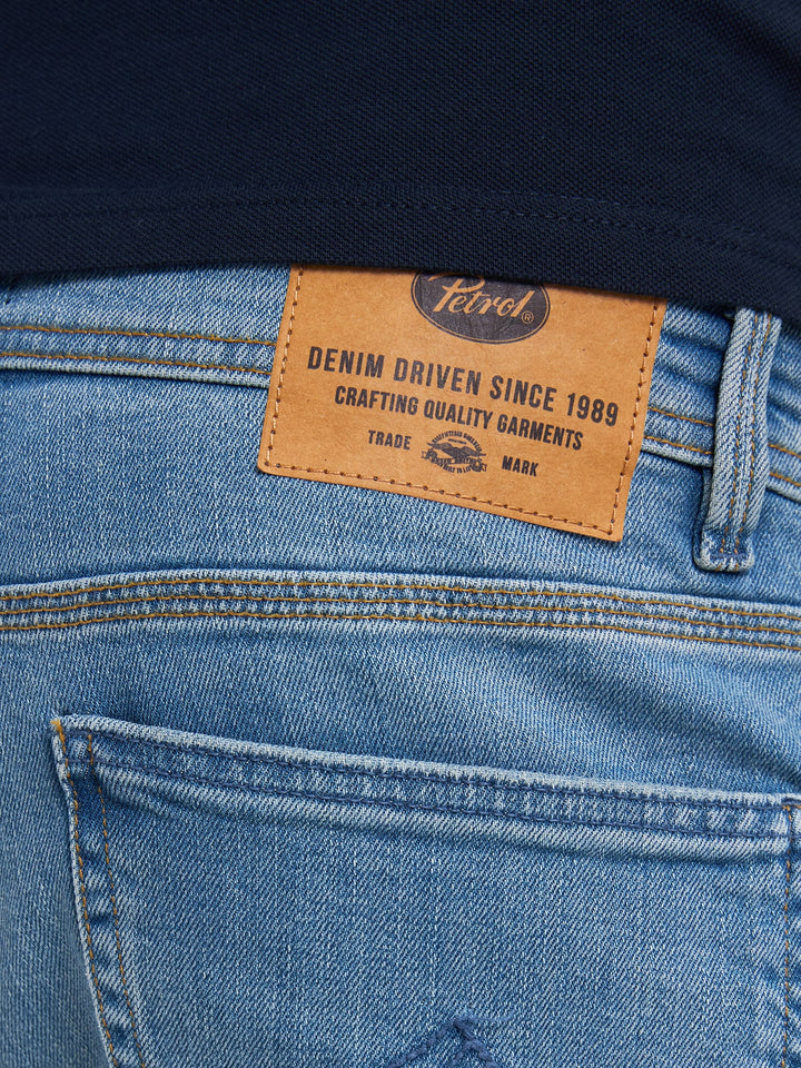 Petrol STARLING 5701 jeans regular-straight fit heren - Blue Denim - L34