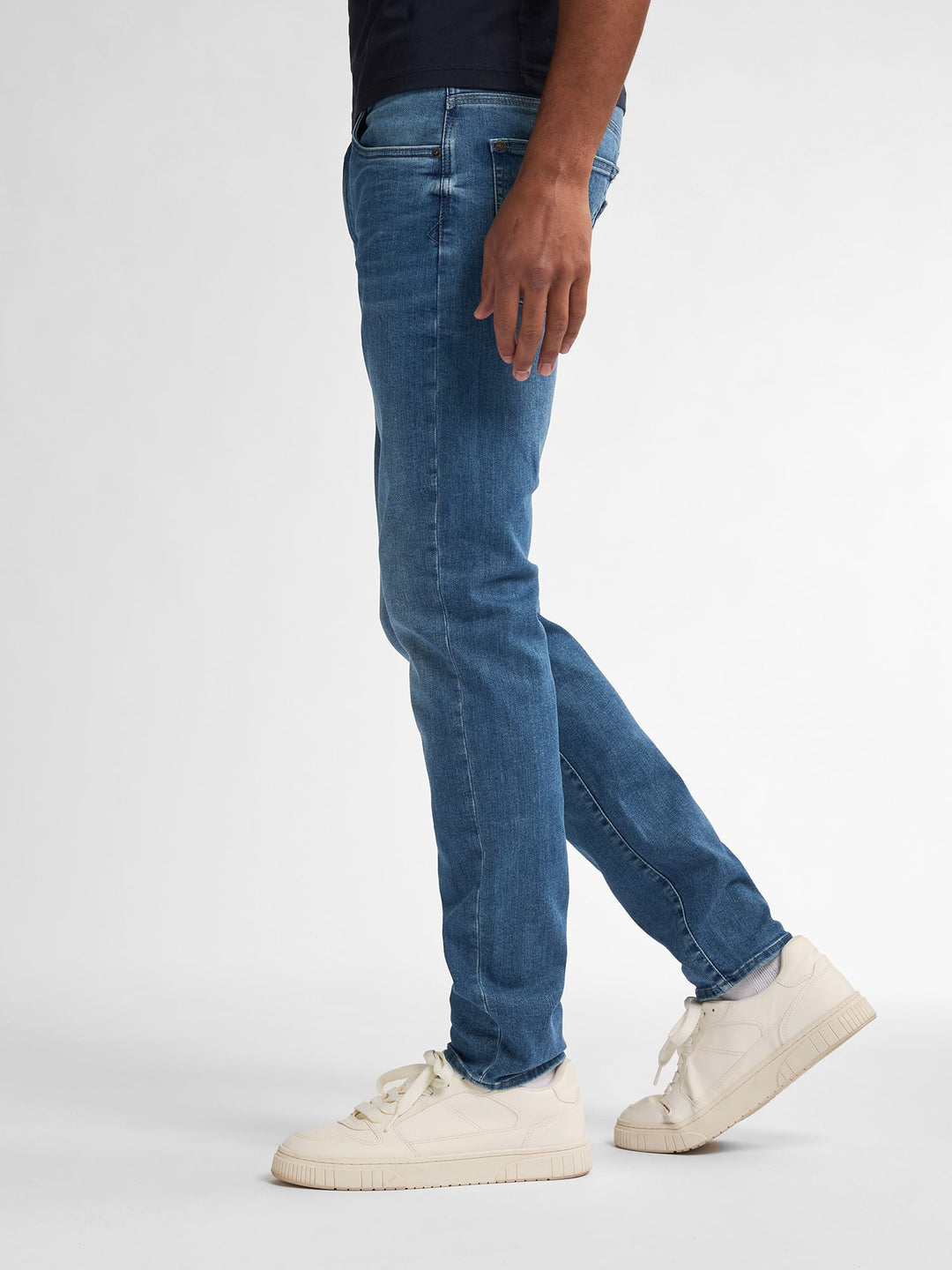 Petrol men SEAHAM 5873 L32 jeans slim fit heren - Blue Denim - L32