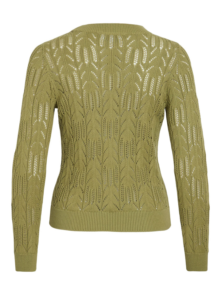 Vila Cotti gebreide top olijf – dames