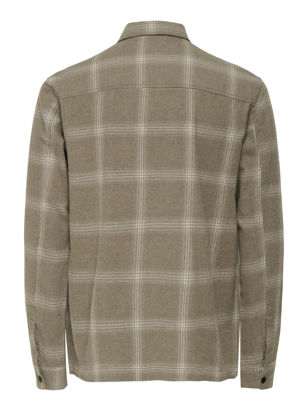 ONLY & SONS Aiden overhemd l/m bruin dessin – heren