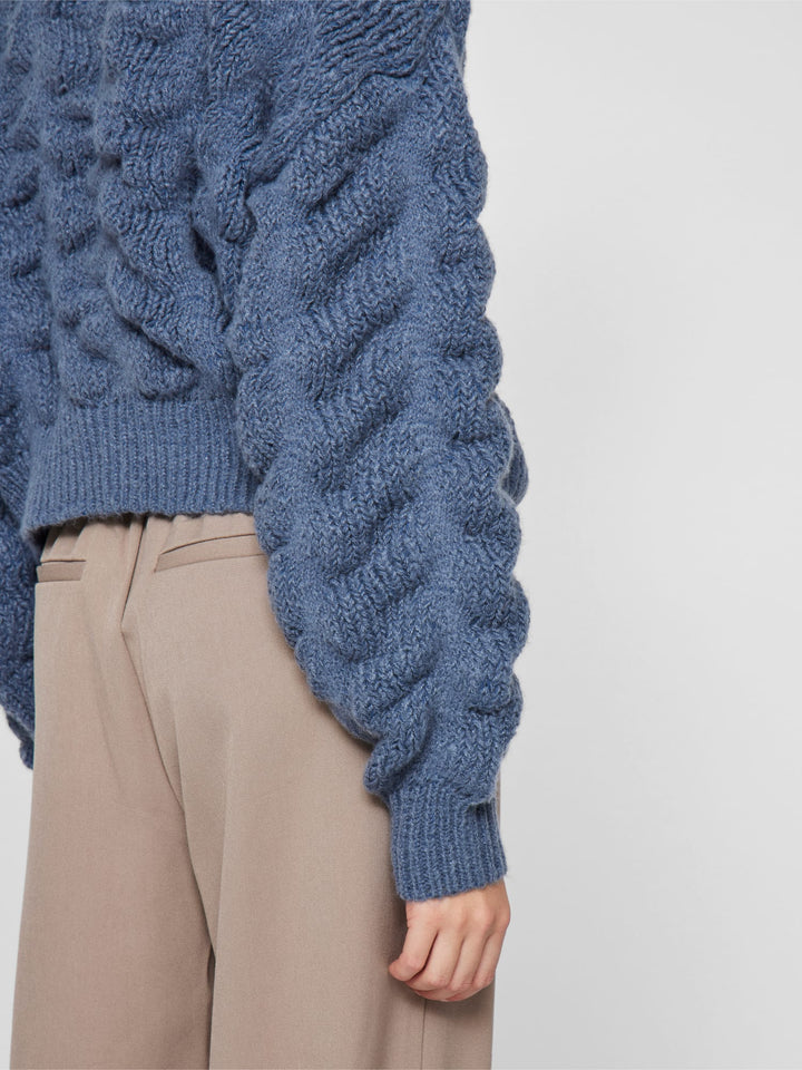 Vila VICHANA L/S KNIT CARDIGAN - rafblauw dames vest