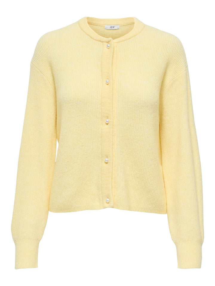 Jacqueline de Yong 15326819 Lumi vest gebreid geel