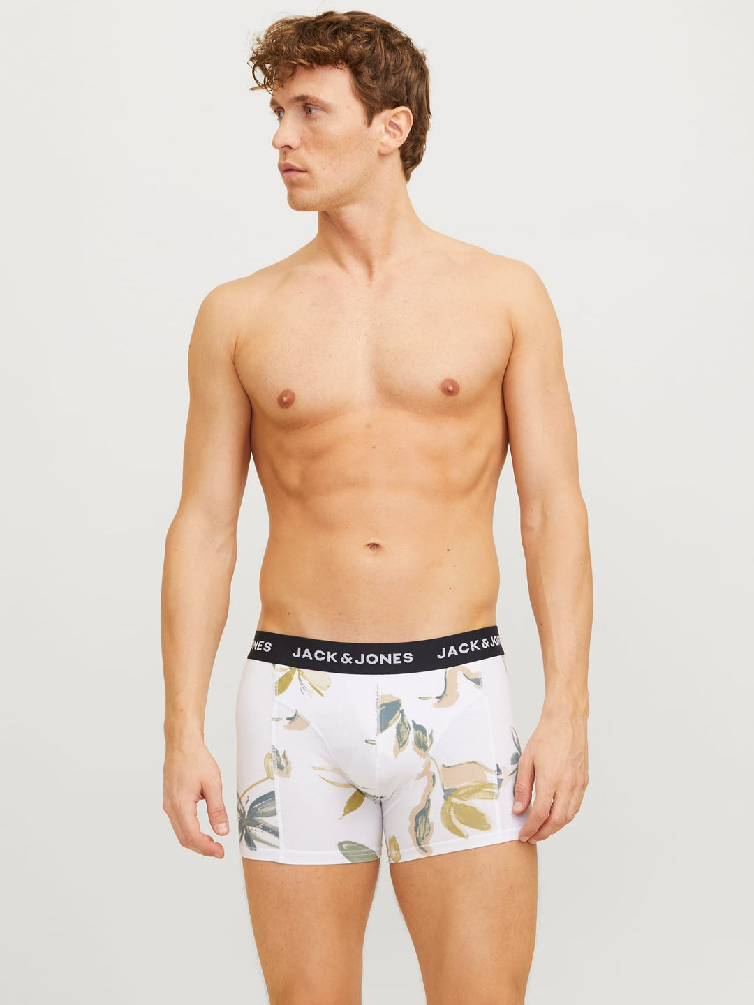 Jack & Jones 12273114 abstract trunks – heren boxershorts - Zwart Dessin