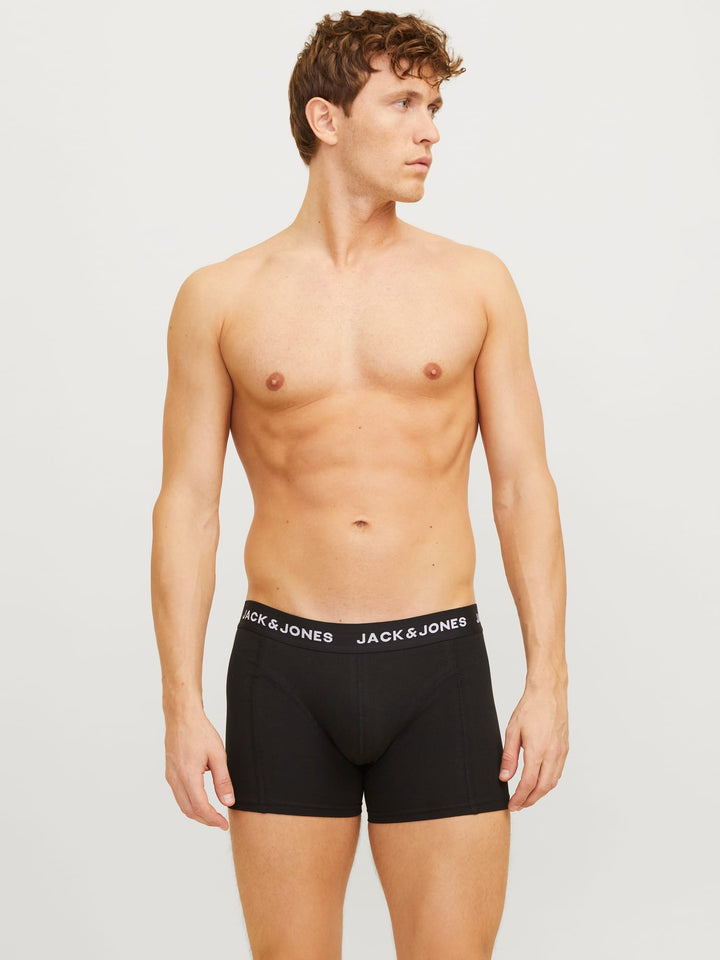 Jack & Jones 12273114 abstract trunks – heren boxershorts - Zwart Dessin
