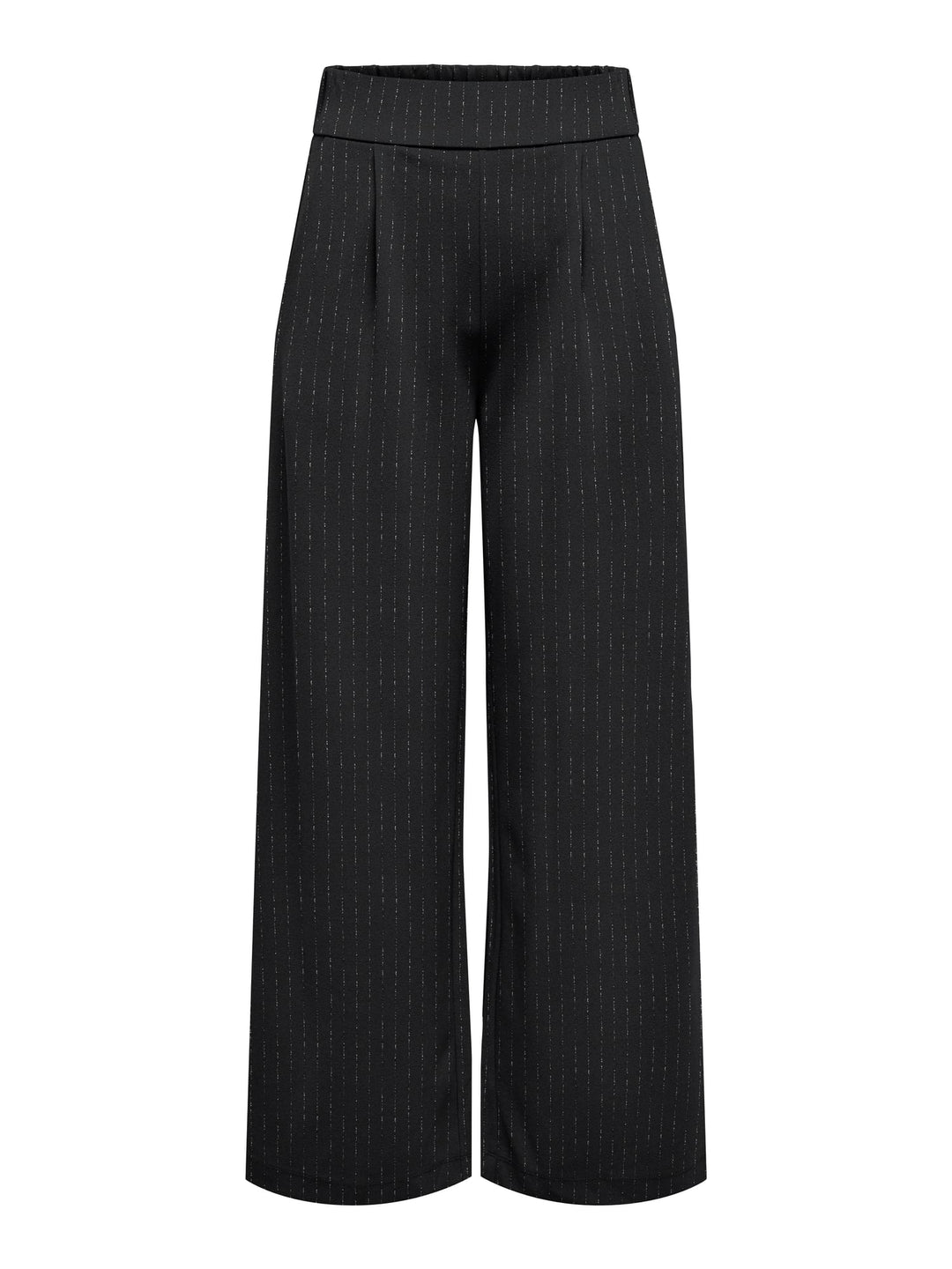 Jacqueline de Yong JDYMARY GEGGO ONE LUREX PANT – dames lange broek - Zwart Dessin
