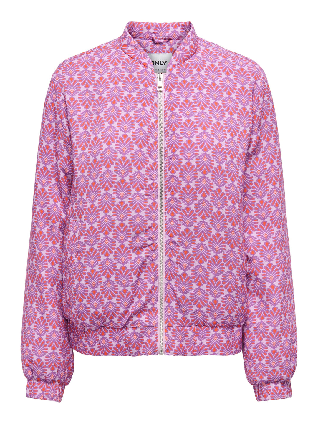 Kids Only Biana bomberjack paars dessin – meisjes