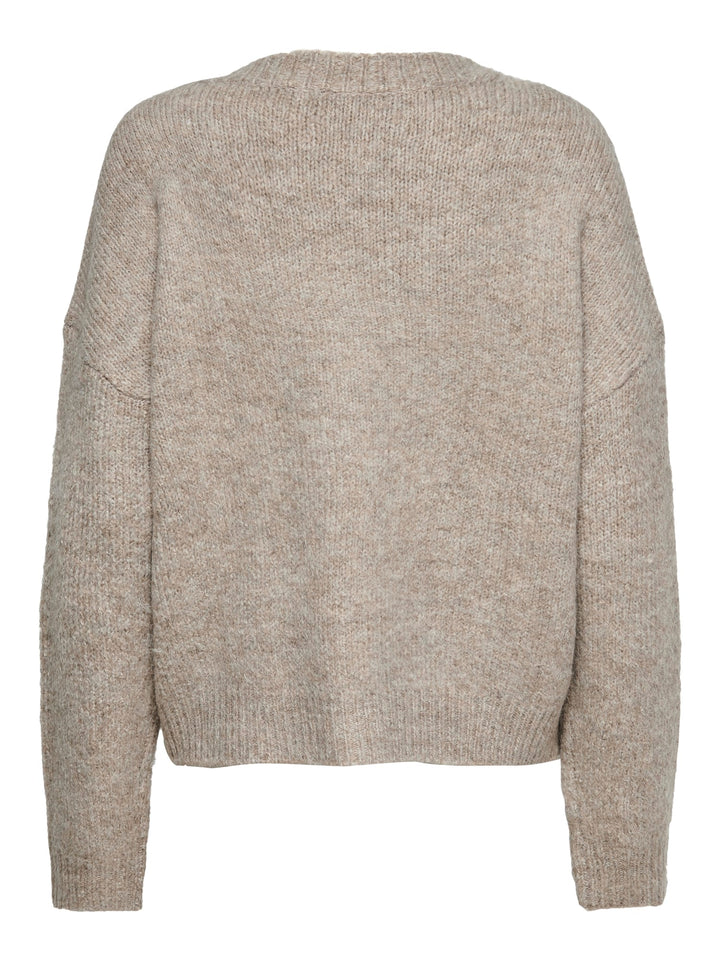Only Zoey vest gebreid zand – dames