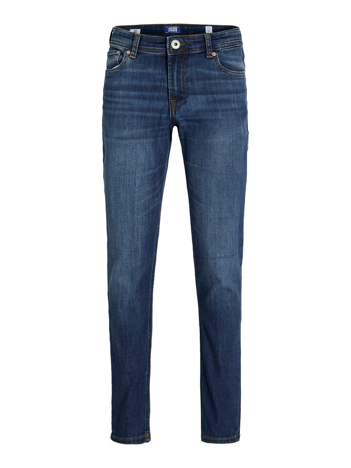 Jack & Jones Kids slim fit jeans blauw - jongens - Blue Denim