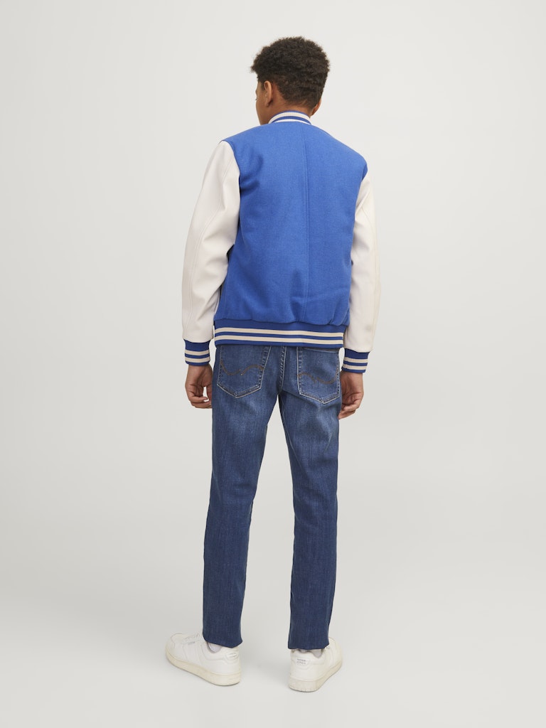 Jack & Jones Kids slim fit jeans blauw - jongens - Blue Denim