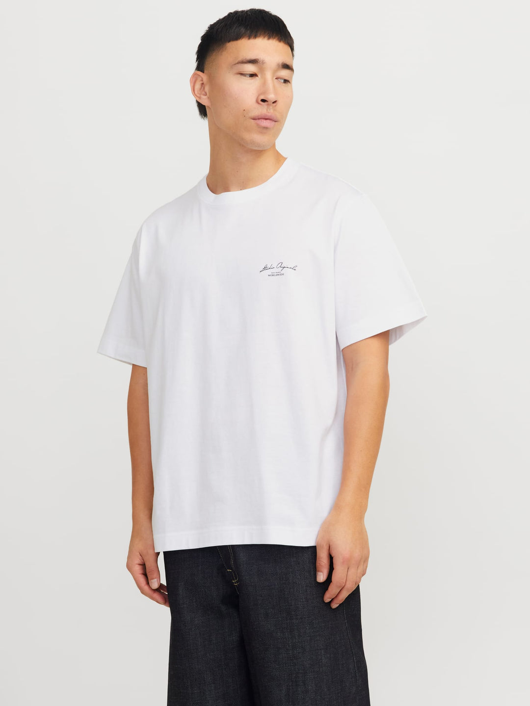 Jack & Jones JORISLINGTON T-shirt wit – heren