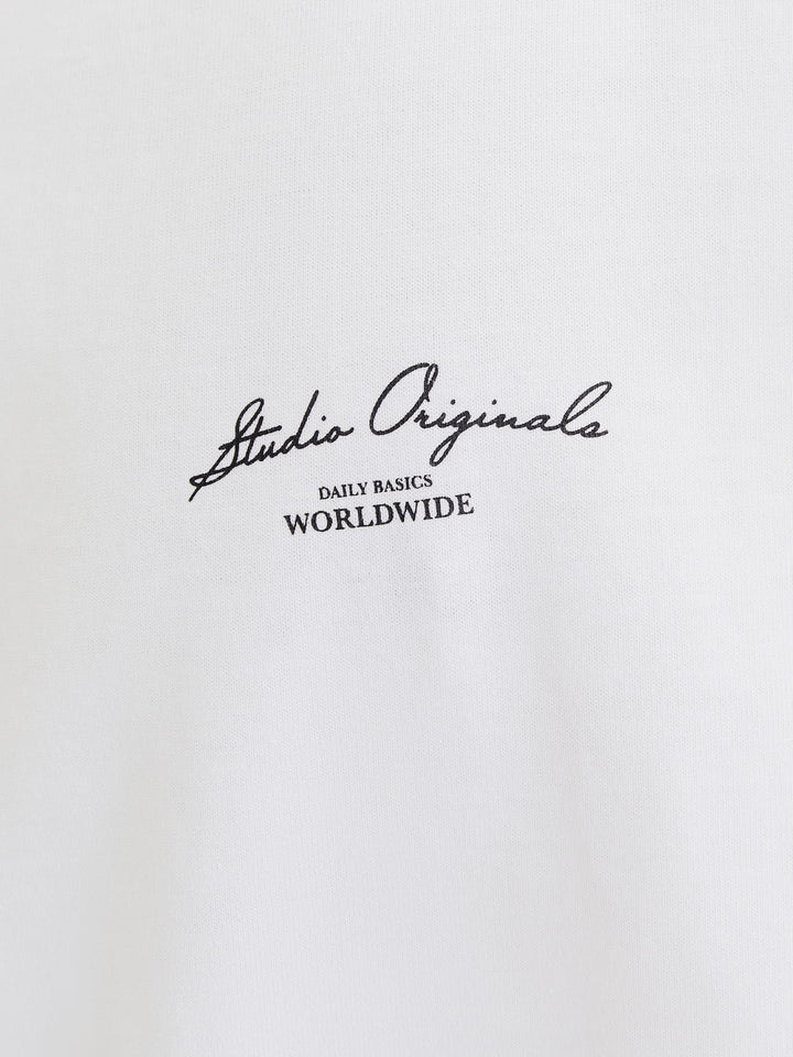 Jack & Jones JORISLINGTON T-shirt wit – heren