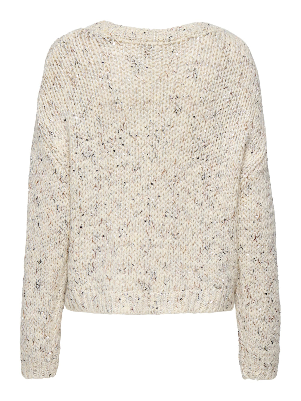 Only ONLWINTER trui ecru dessin – dames