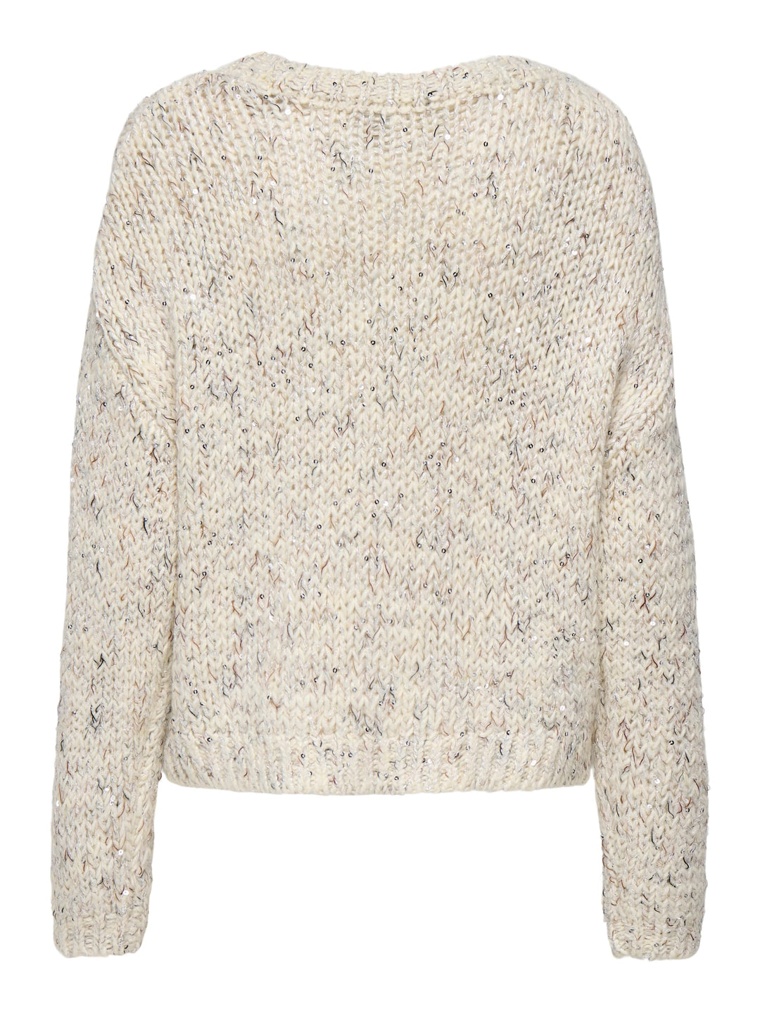 Only ONLWINTER trui ecru dessin – dames