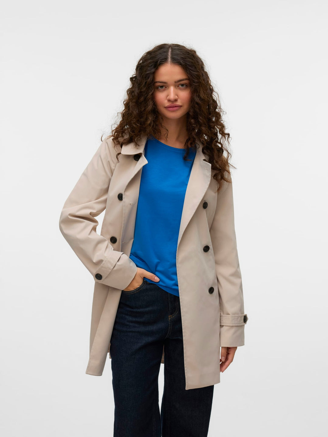 VERO MODA Chelsea trenchcoat beige – dames