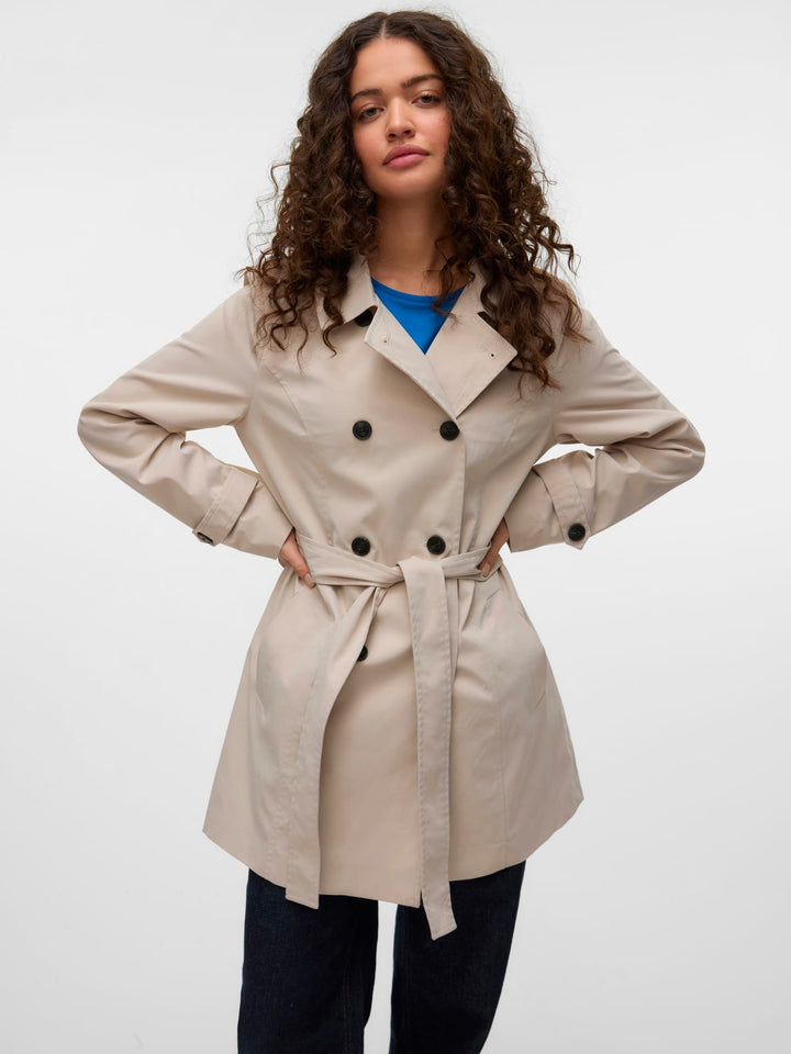 VERO MODA Chelsea trenchcoat beige – dames