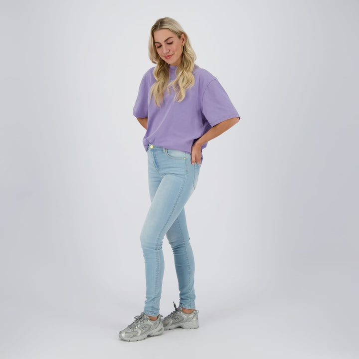 Raizzed dames skinny fit jeans blue denim – R125AWD42001 - L30