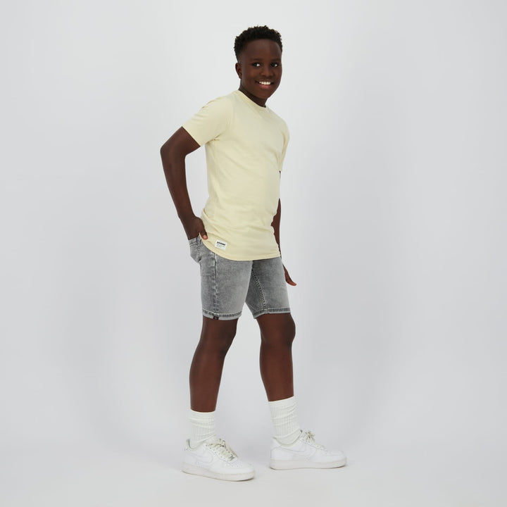 Raizzed short denim jongens grey denim