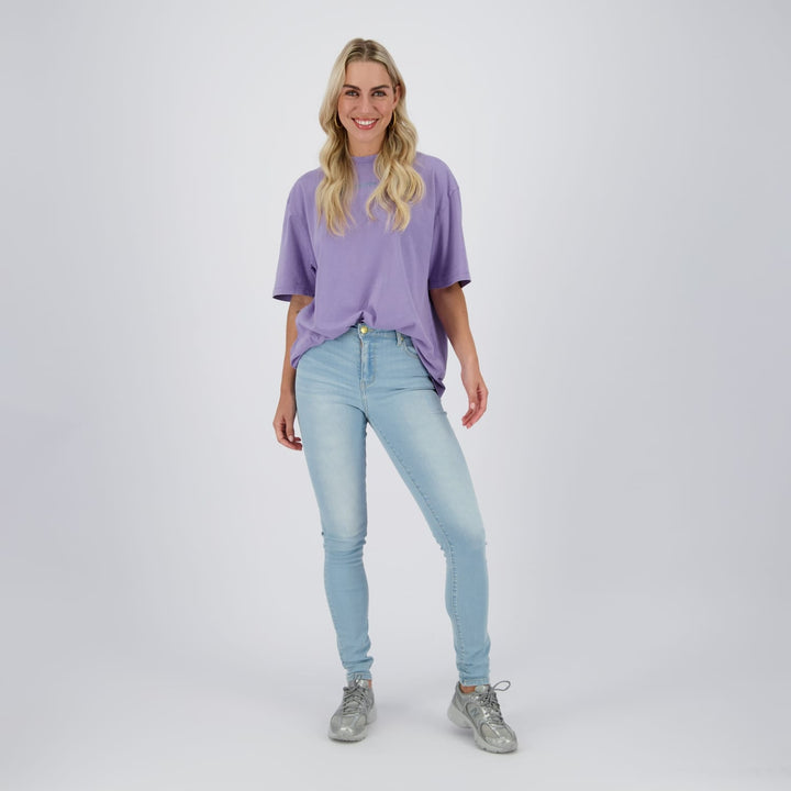 Raizzed dames skinny fit jeans blue denim – R125AWD42001 - L30