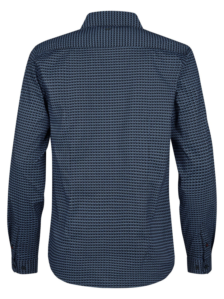 Petrol men M-3050-SIL404 overhemd l/m lichtblauw – heren