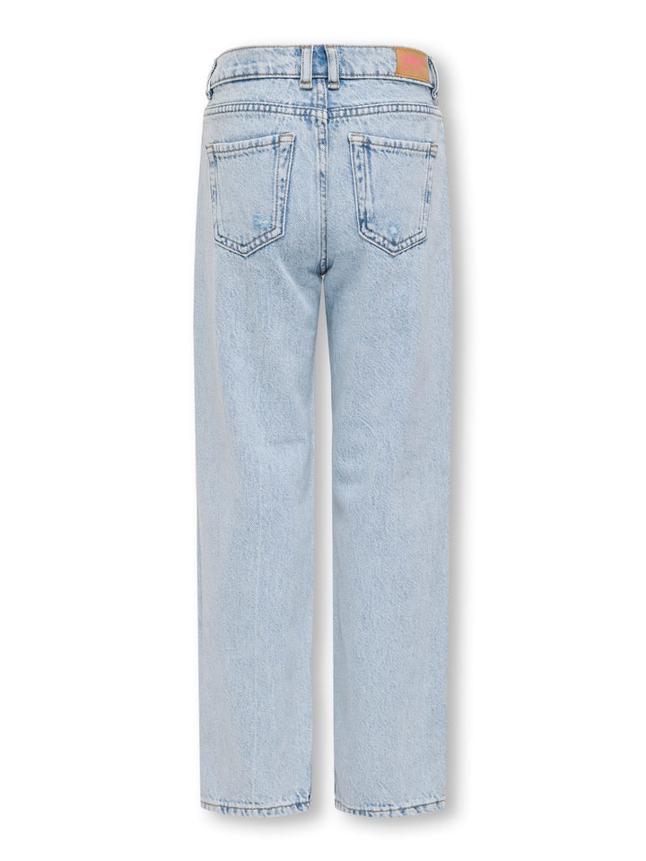 Only KOGDAD STRAIGHT DEST DNM CRO963 jeans – meisjes - Blue Denim
