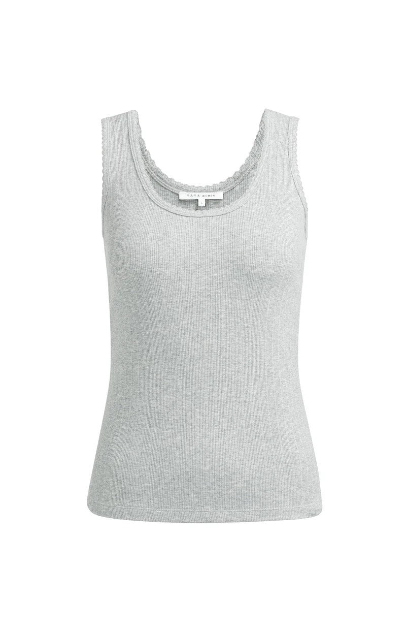YAYA Women singlet grijs – dames