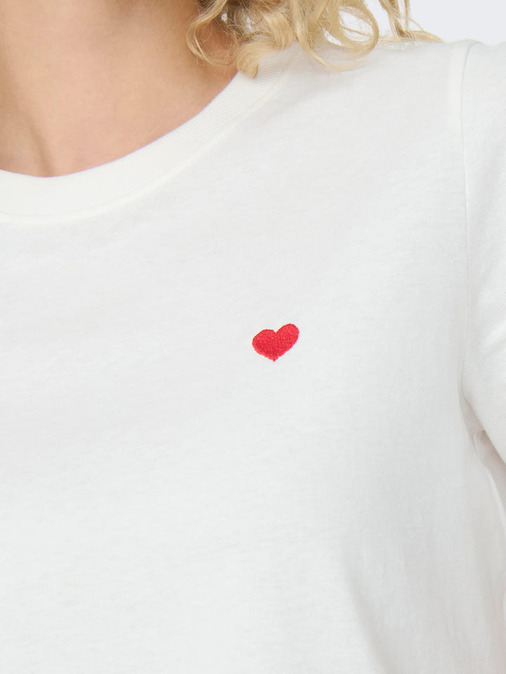 Jacqueline de Yong Pisa T-shirt beige – dames