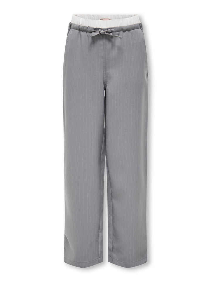 Kids Only wijde pijpen broek grijs melee – meisjes