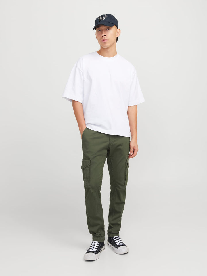 Jack & Jones cargo broek army – heren - L34