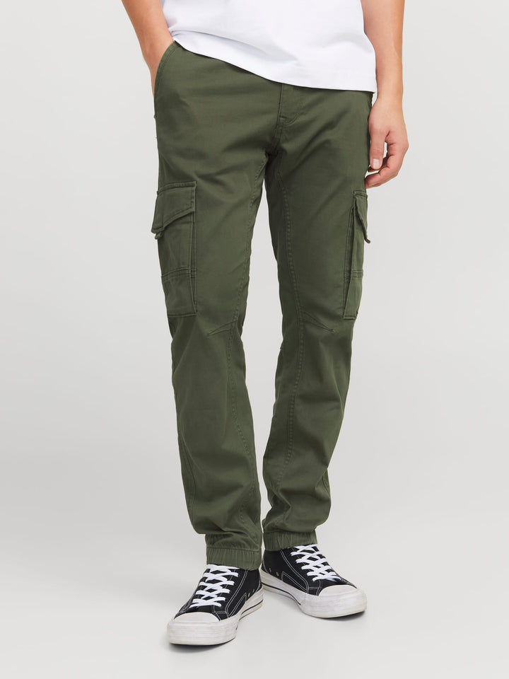 Jack & Jones cargo broek army – heren - L34