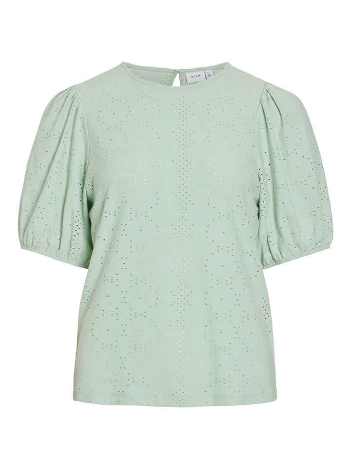 Vila VIKALLY O-NECK 2/4 TOP - T-shirt dames mint