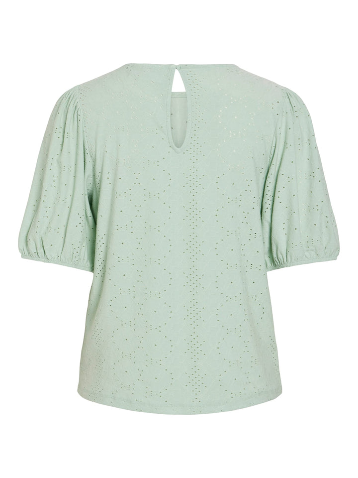 Vila VIKALLY O-NECK 2/4 TOP - T-shirt dames mint