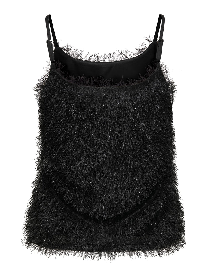 Only ONLLIMA S/L SHINE TOP BOX JRS - dames singlet zwart