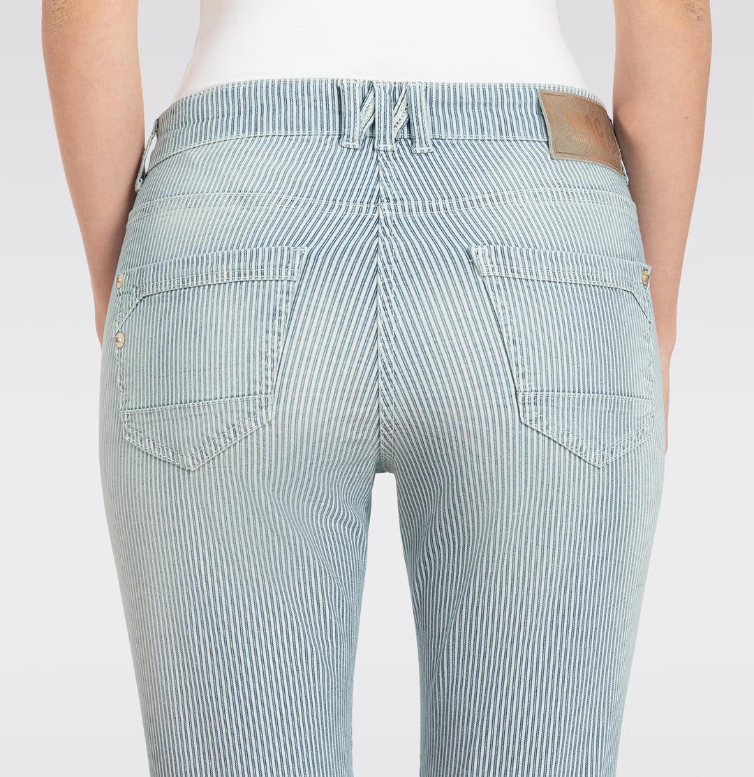 MAC jeans slim fit dames - 5703/90 0385 blue denim - L28