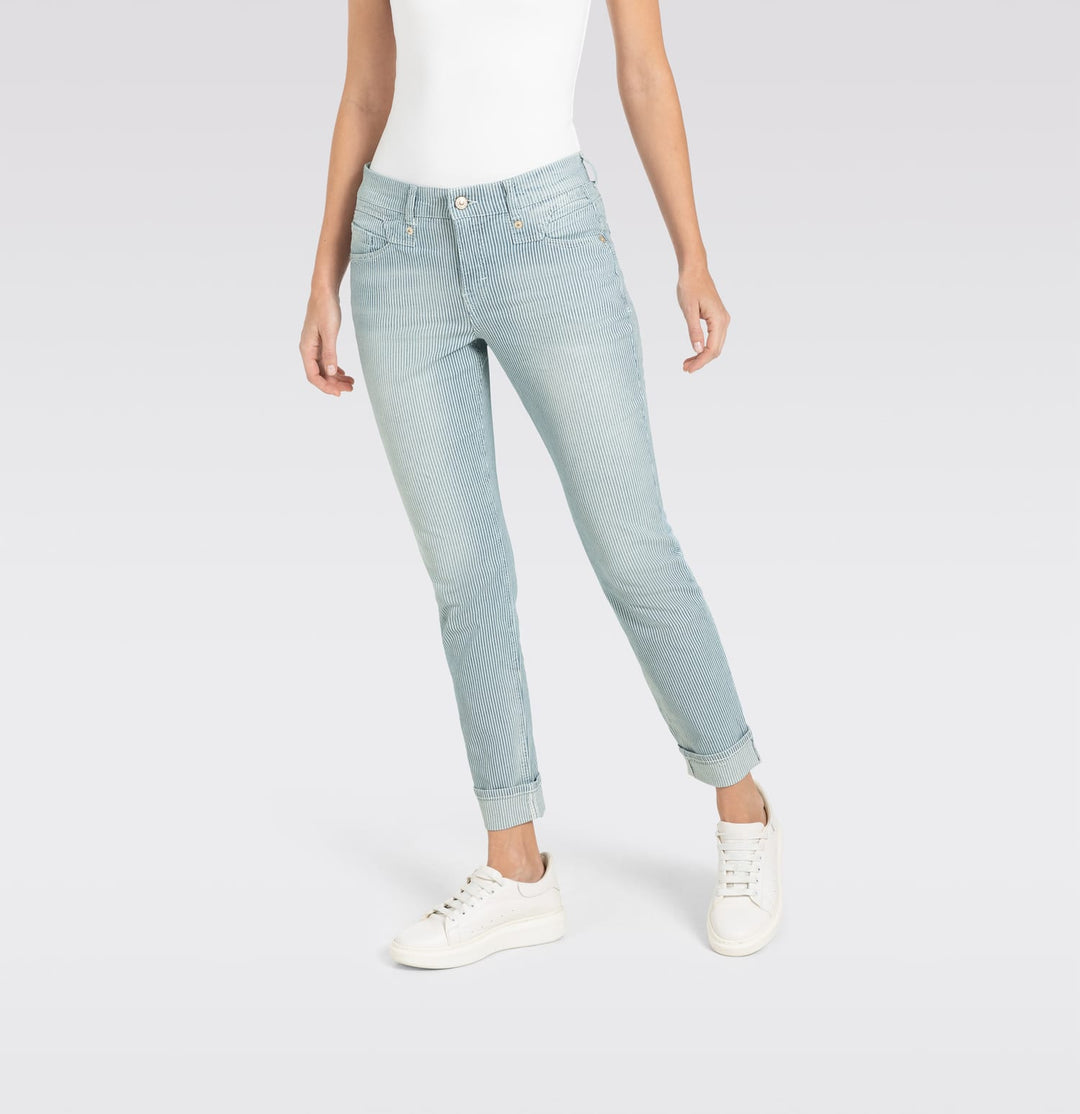MAC jeans slim fit dames - 5703/90 0385 blue denim - L28