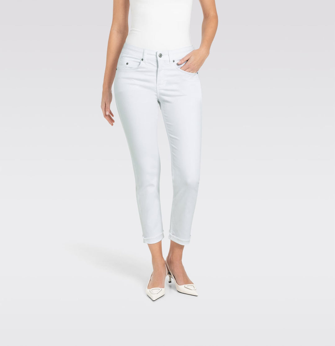 MAC 5756/90 0391 jeans slim fit dames wit