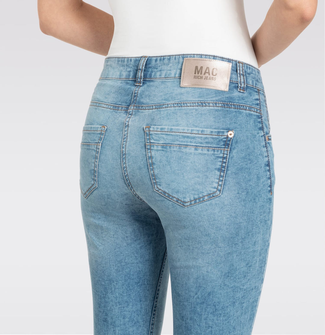 MAC jeans slim fit dames - 5756-90 0391 blauw denim - Blue Denim