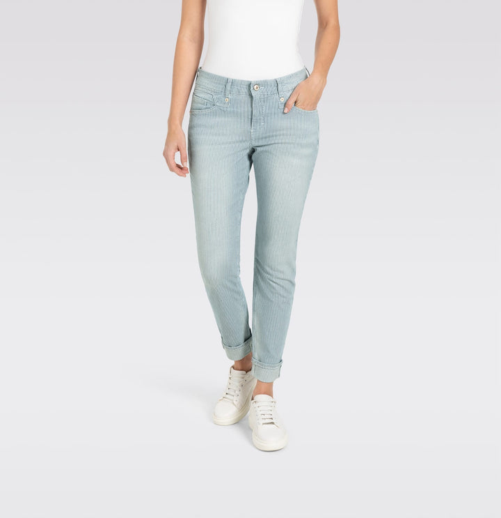 MAC jeans slim fit dames - 5703/90 0385 blue denim - L28