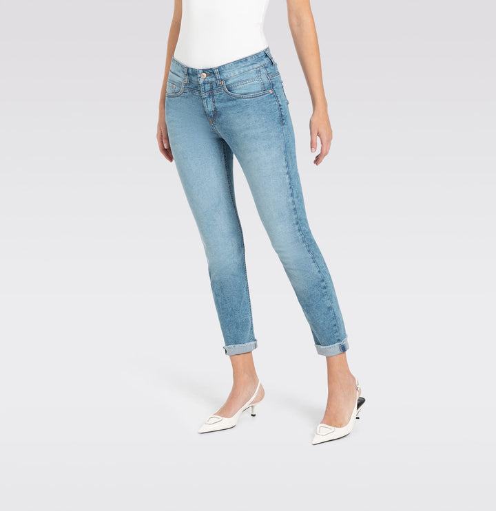 MAC jeans slim fit dames - 5756-90 0391 blauw denim - Blue Denim