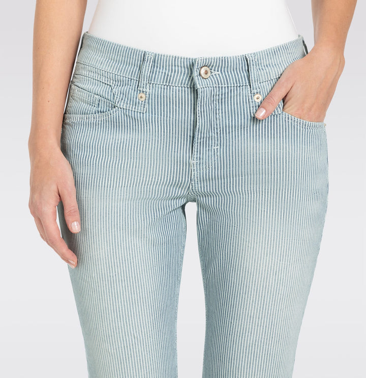 MAC jeans slim fit dames - 5703/90 0385 blue denim - L28