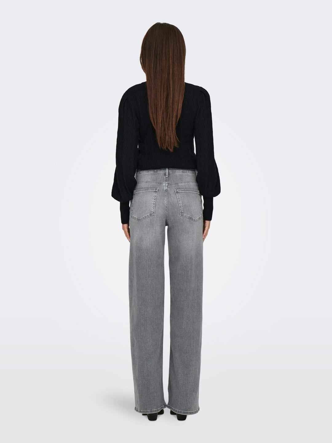 Only Madison jeans loose fit grey denim – dames - 32