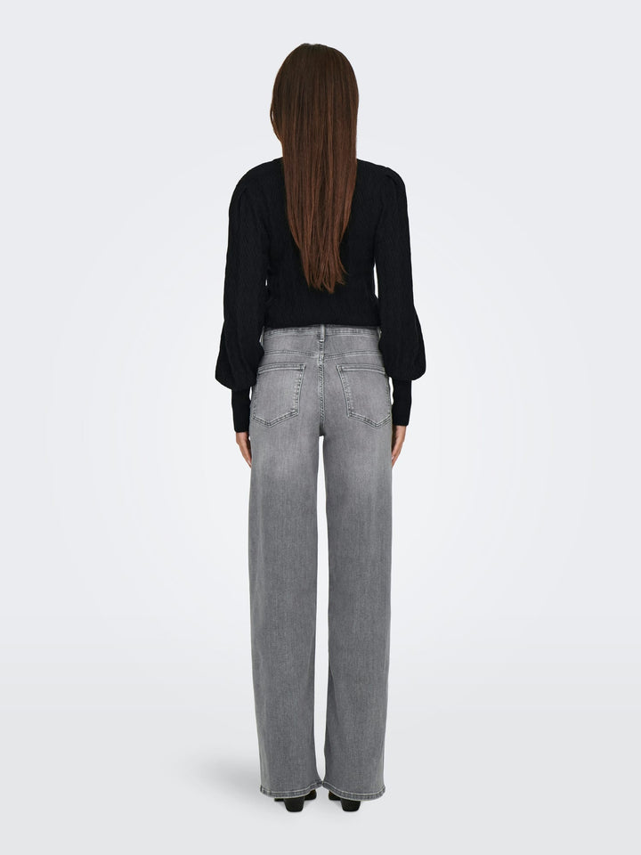 Only Madison jeans loose fit grey denim – dames - 32