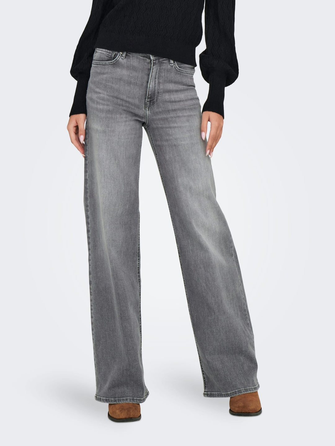 Only Madison jeans loose fit grey denim – dames - 32