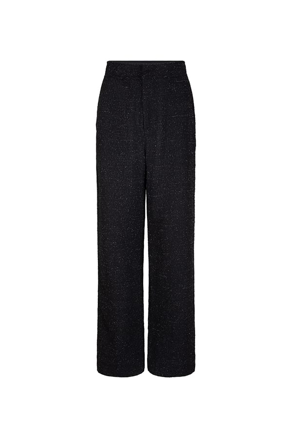 Lofty Manner Trouser Dora zwarte lange broek dames