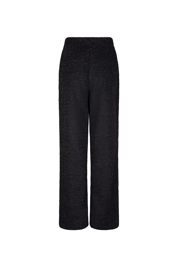 Lofty Manner Trouser Dora zwarte lange broek dames