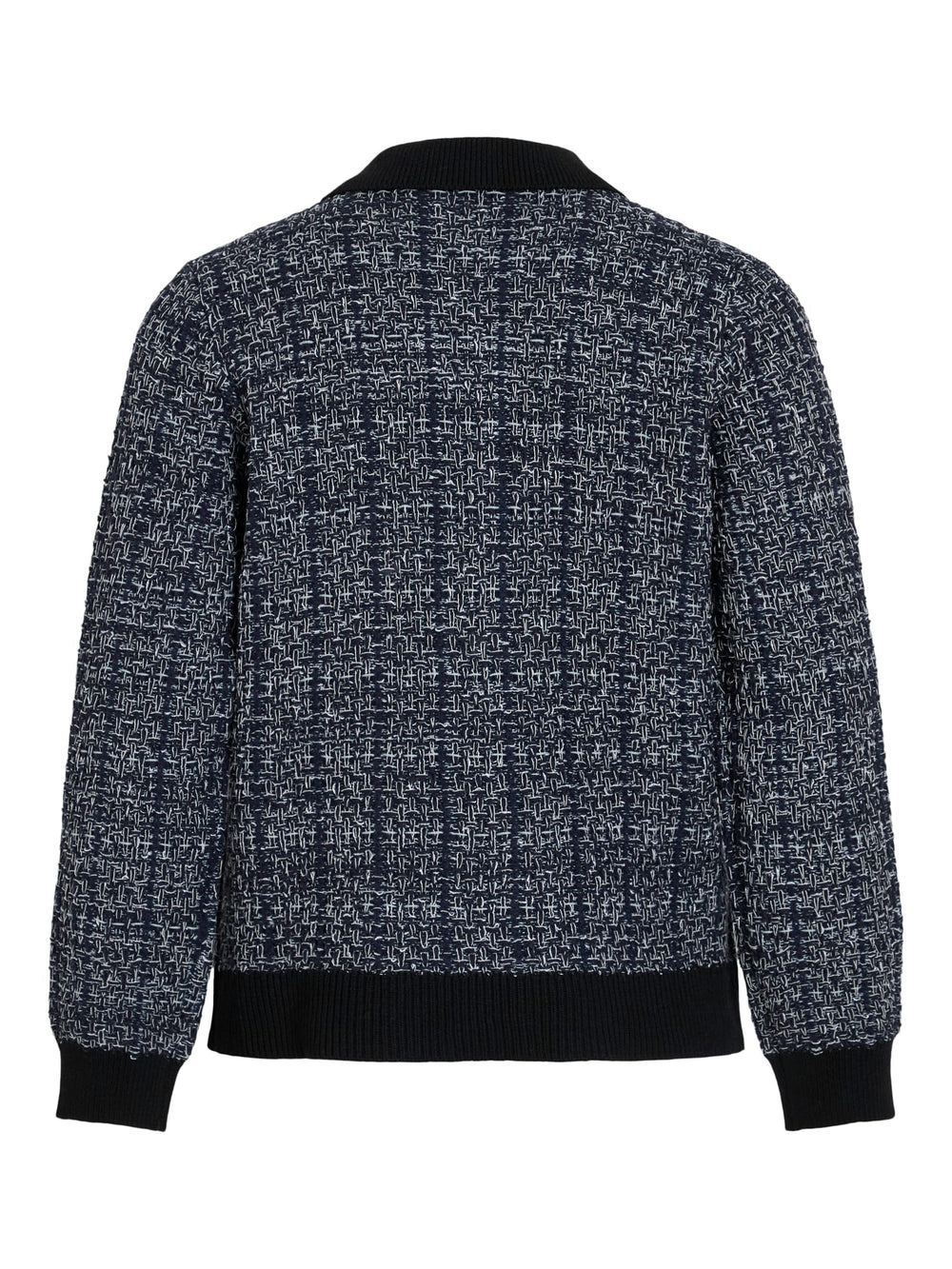 Vila 14110873 siloa vest gebreid dames navy