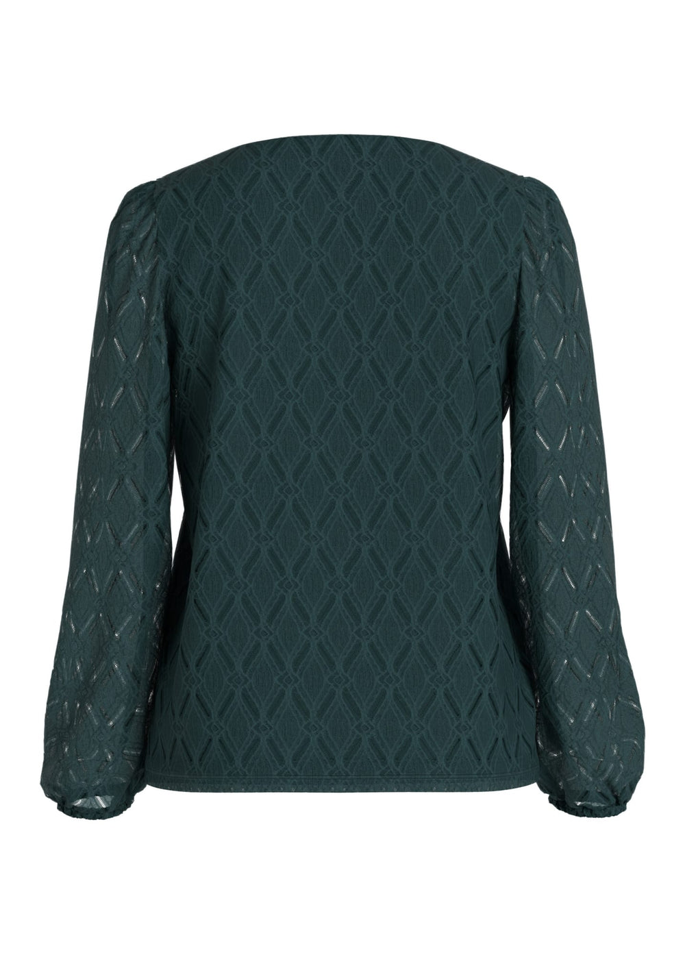 Vila 14113222 Fero t-shirt l/m donkergroen – dames