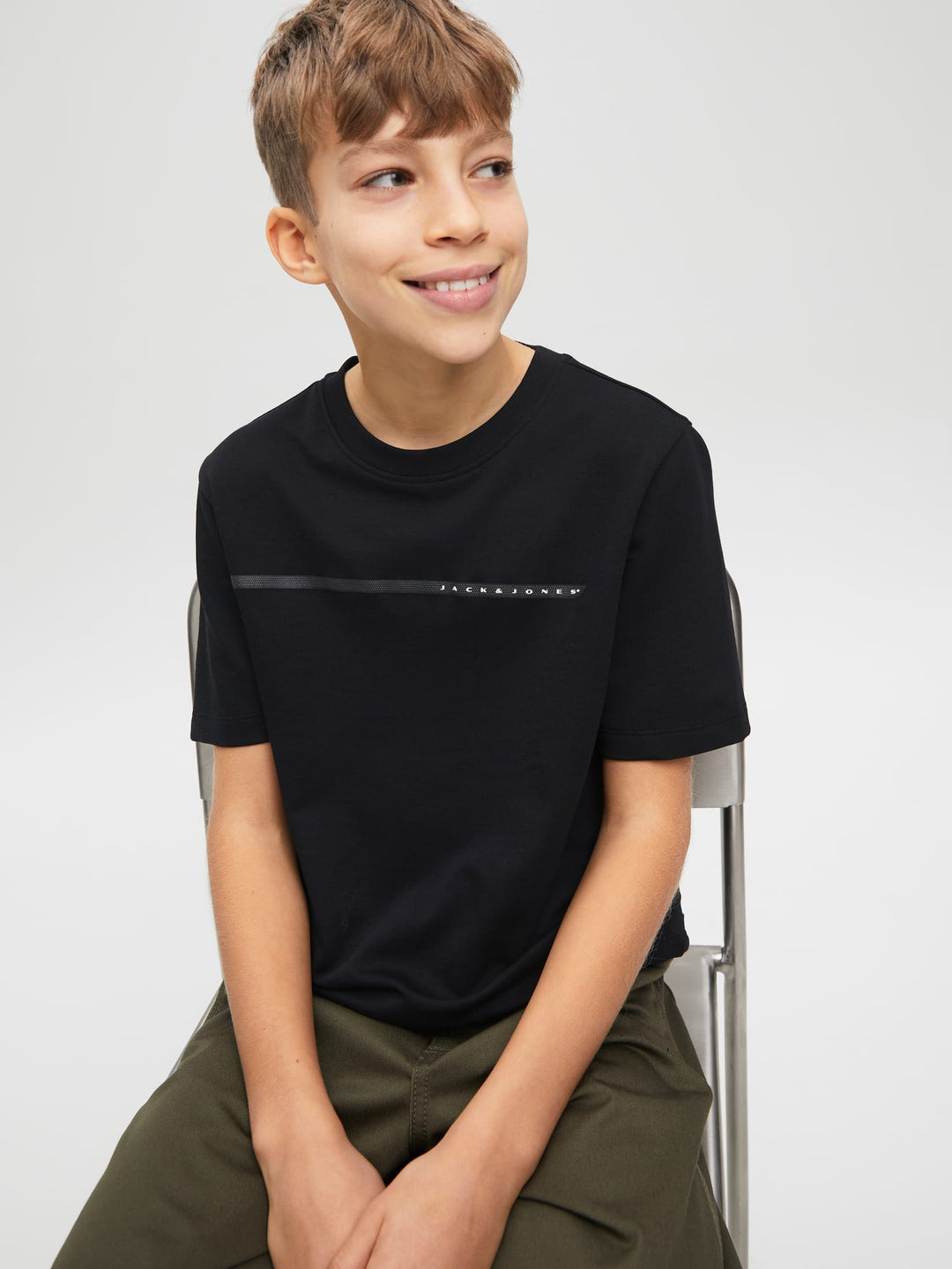 Jack & Jones Kids T-shirt zwart – heren